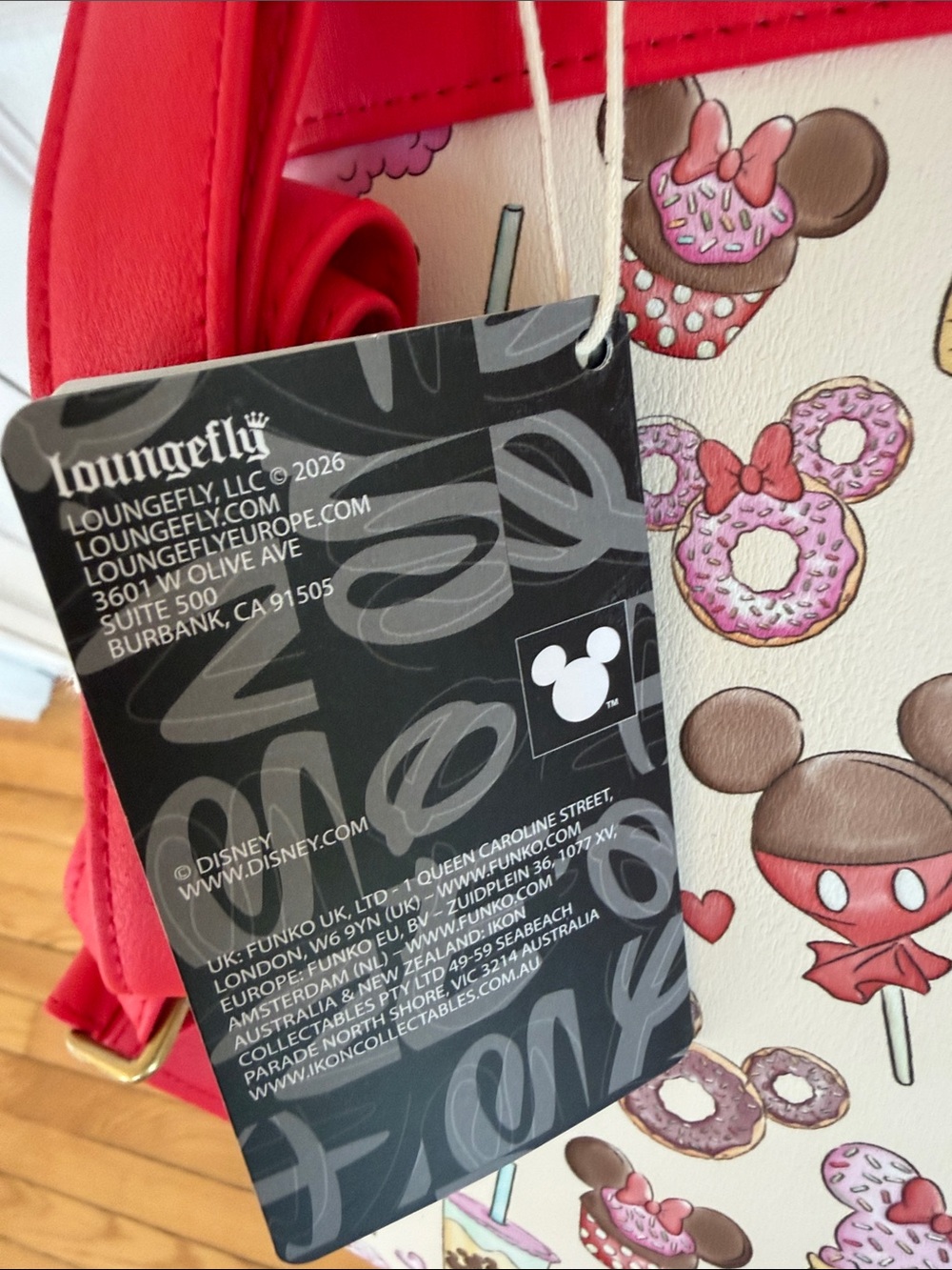 Disney loungefly valentines sweet treats mini backpack - Picture 6 of 8